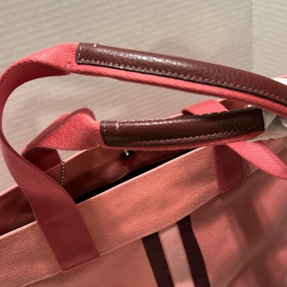 NWT - Coach - Canvas Tote Stripe - Picture 8 of 11
